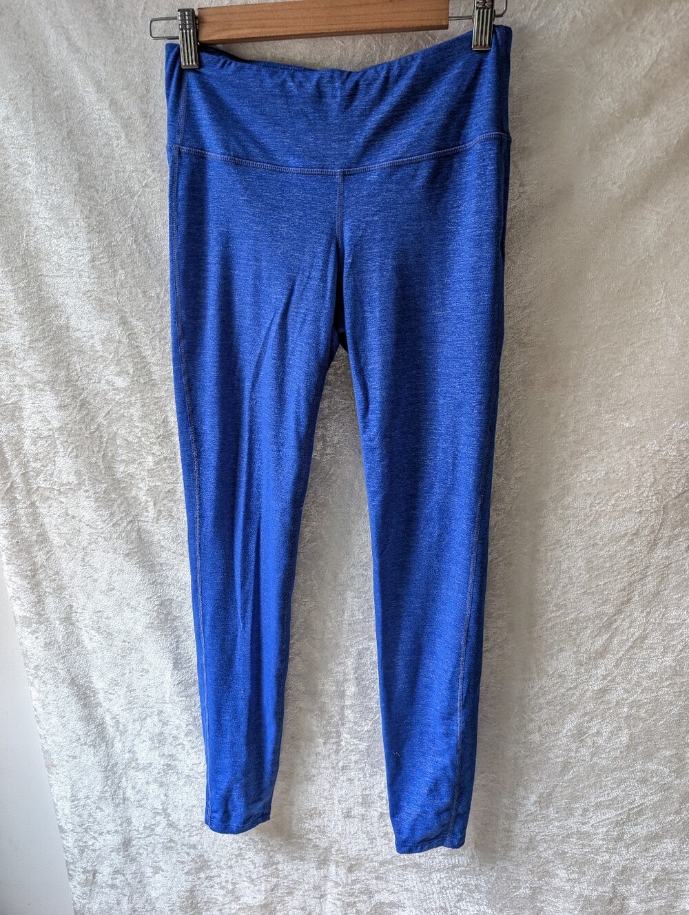Athleta Royal Blue Nylon Poly Lycra Workout Leggings